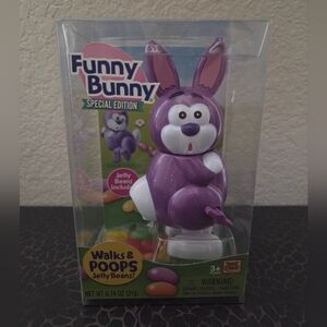 Funny Bunny Special Edition In Purple - Walks & Poops Jelly Beans